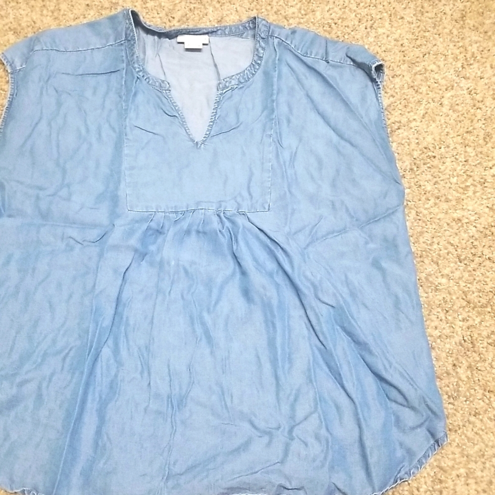 Sleeve denim shirt